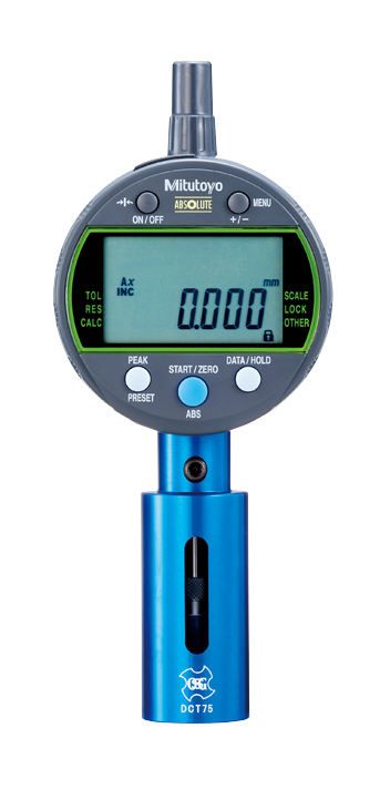 OSG Diameter Correction Tool w/digital readout attached.